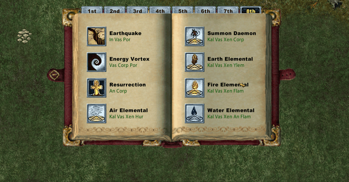 Enhanced Client Tool tip glitches after closing spellbook Ultima