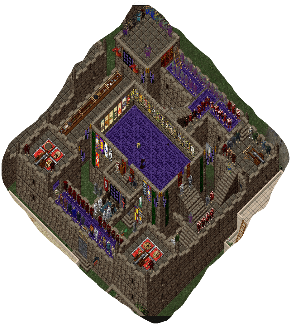 My custem stone work castle. Ultima Online Forums