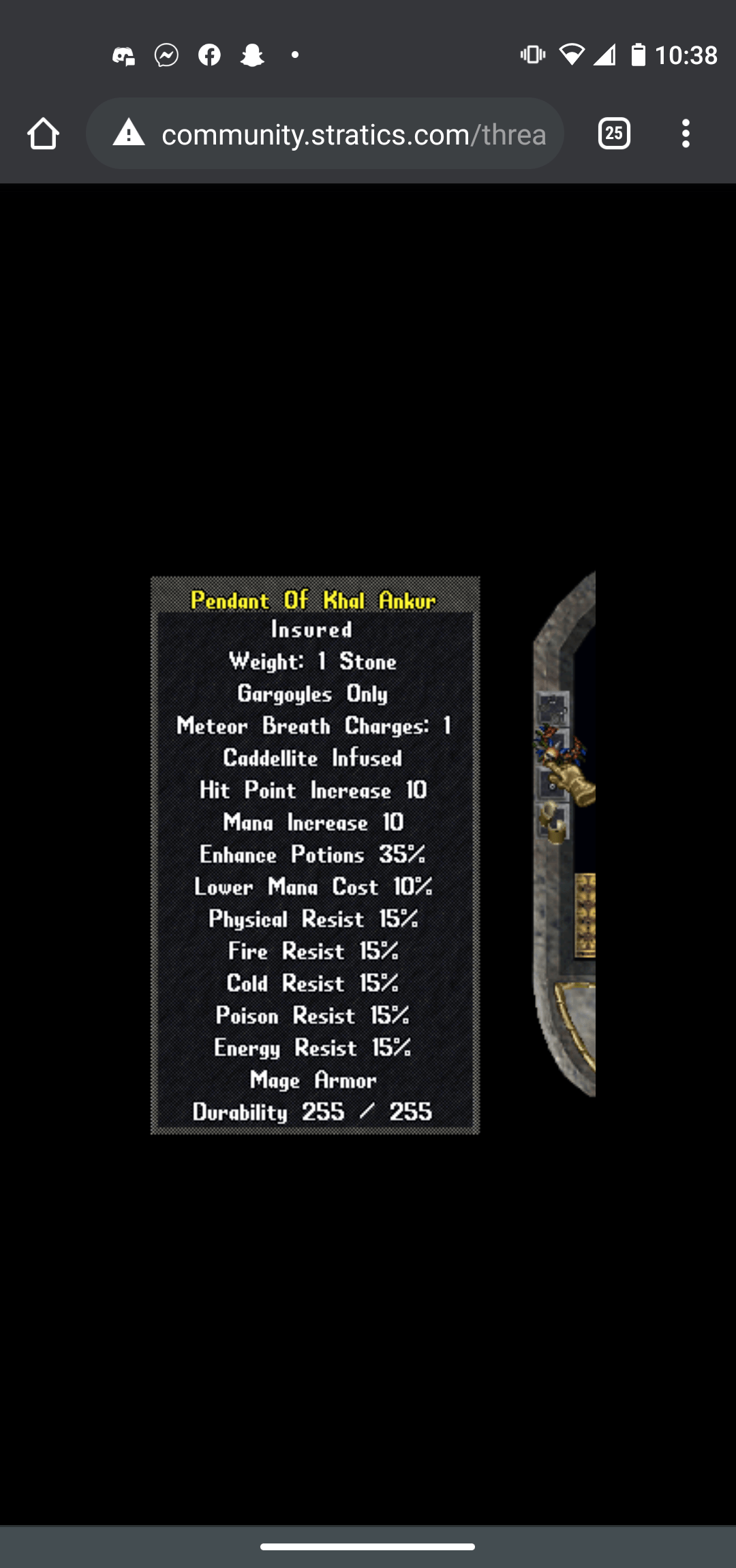 Gargoyle equivilent items, and conversion Ultima Online Forums