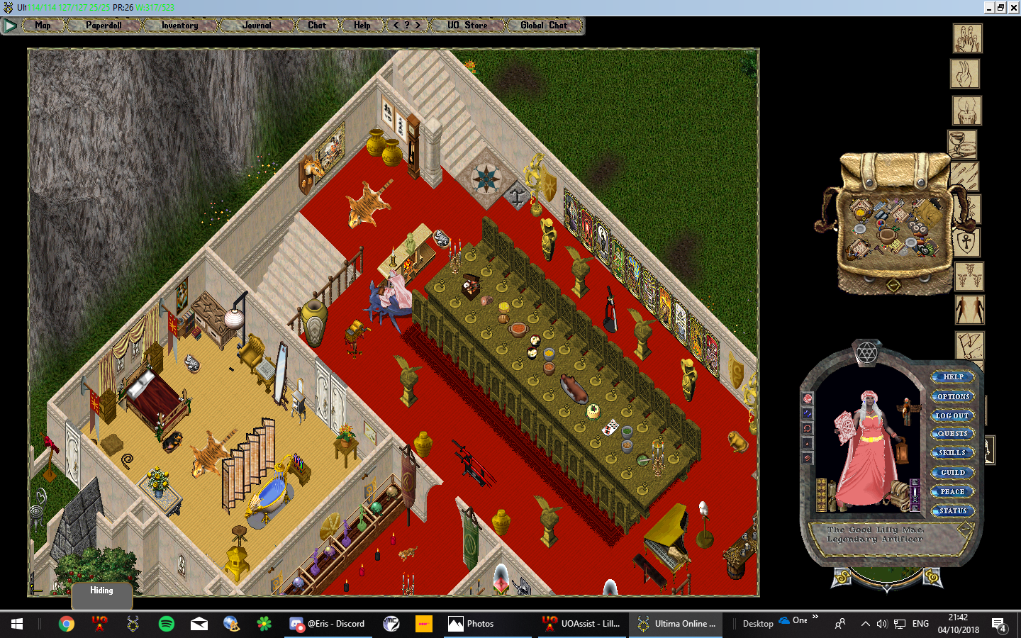 Decor so far in new castle Ultima Online Forums