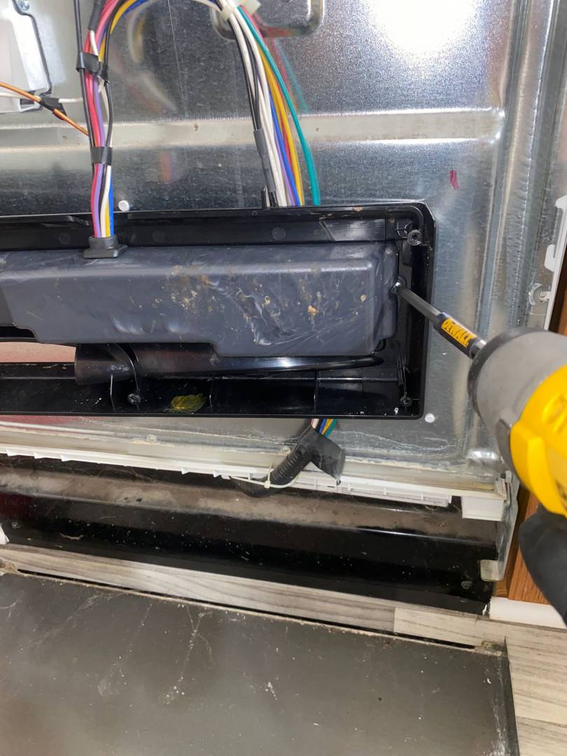 Frigidaire Dishwasher Control Board removal picture instruction