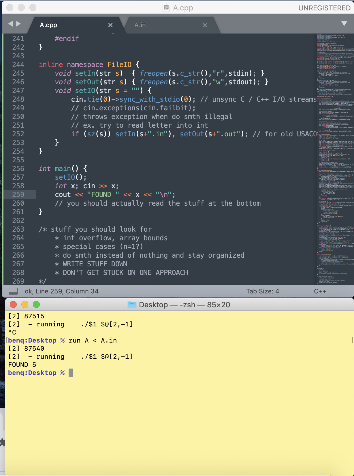 Use terminal in sublime text? General Questions USACO Forum