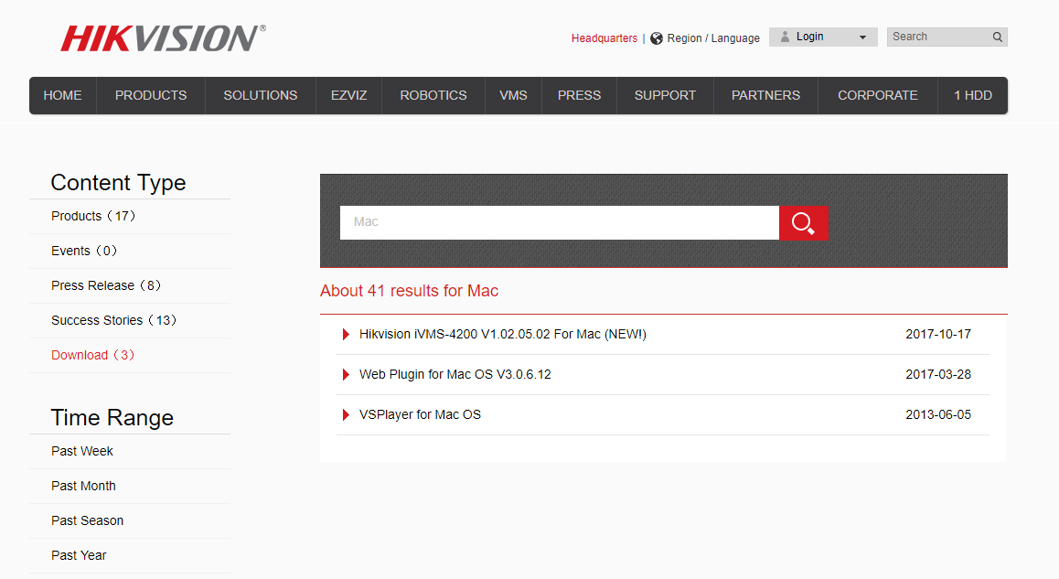 MacOS - HikVision&rsquo;s latest Mac plugins | IP CCTV Forum for IP Video,  network cameras &amp; CCTV software