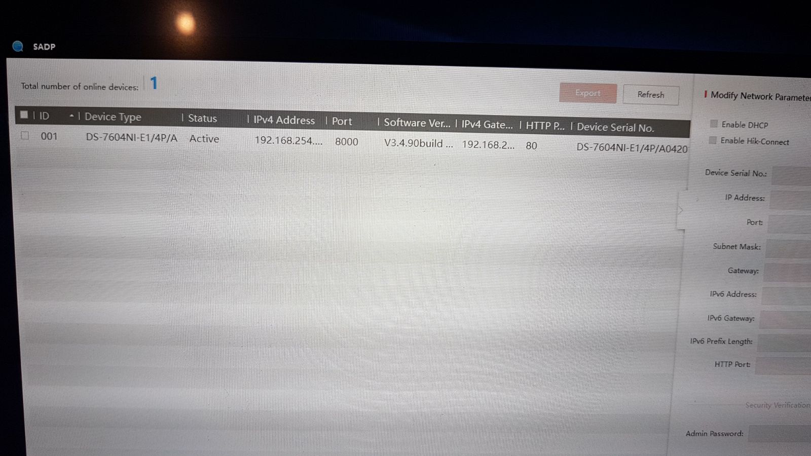 Configuring cameras not visible in SADP IP CCTV Forum for IP Video