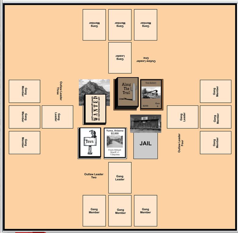 First Design, Card Game, board configuration Module Design Vassal