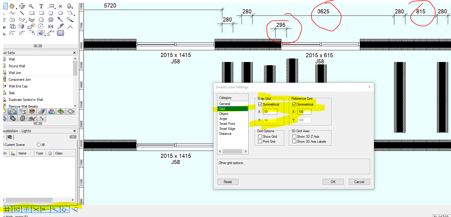 Smart Cursor Settings General Discussion Vectorworks Community Board