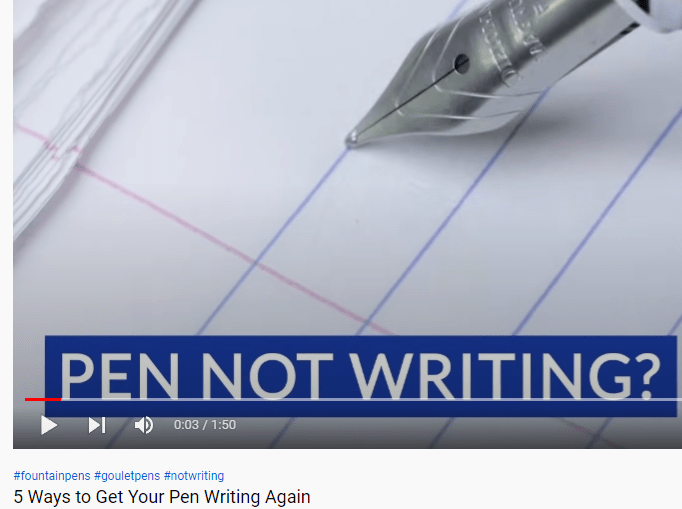 Ballpoint pen won't write WordReference Forums