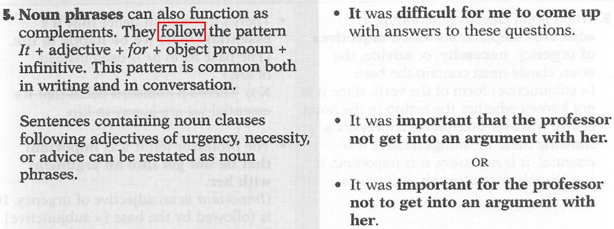 Noun Phrases As Complements | Wordreference Forums