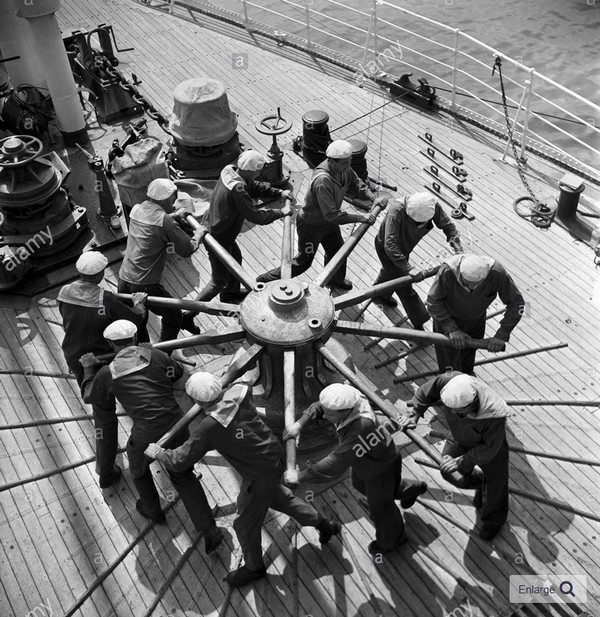 turned and broken at the capstan bars WordReference Forums