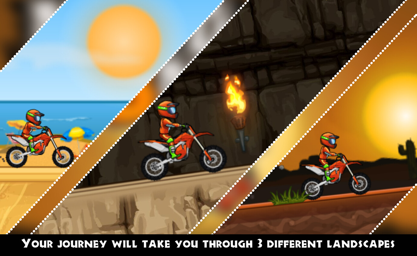 🏍 Moto X3M Cool Games All Game Parts All Levels Walkthrough