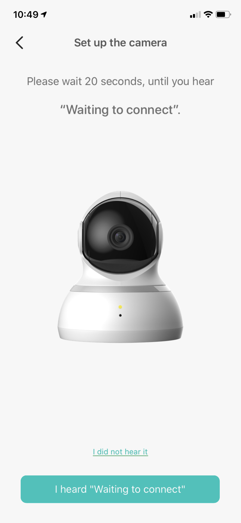 Trouble Pairing YI Dome Camera 1080p Community Support Kami Community