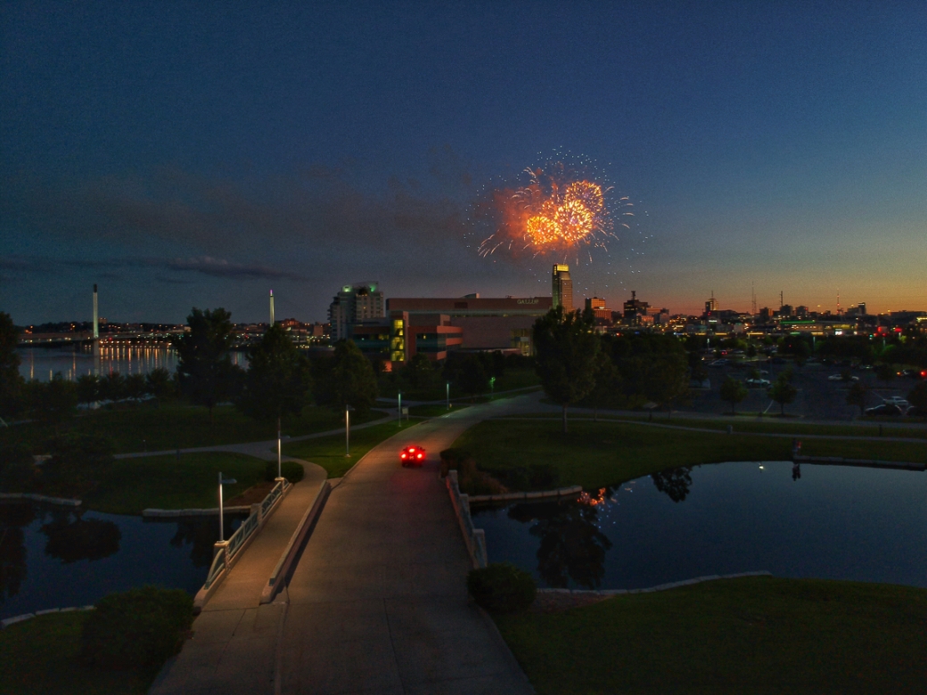 Happy Forth from DJI Spark and Downtown Omaha DJI FORUM