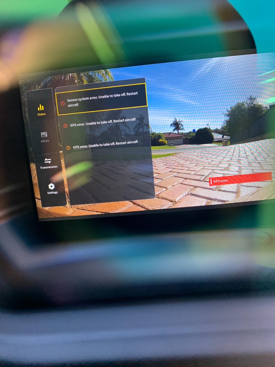 System Sensor error,GPS error DJI FORUM