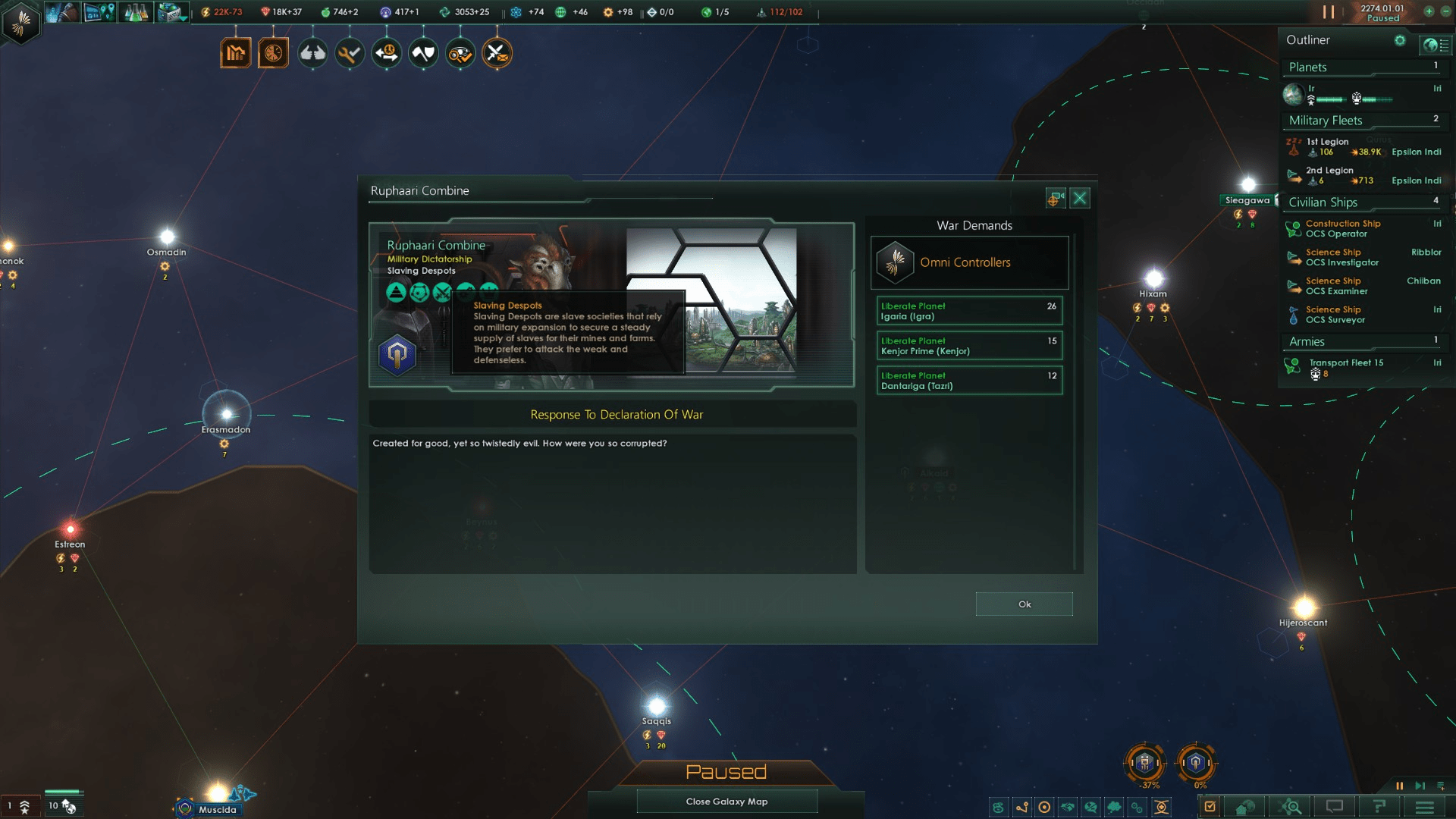 The Obligatory Stellaris Strange Screenshot Thread