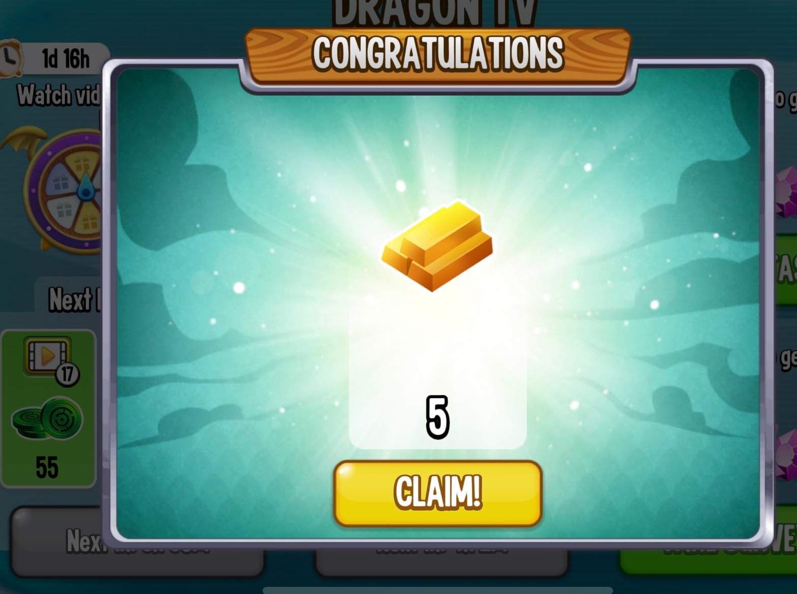 Dragon TV Reward ?? Socialpoint Forums