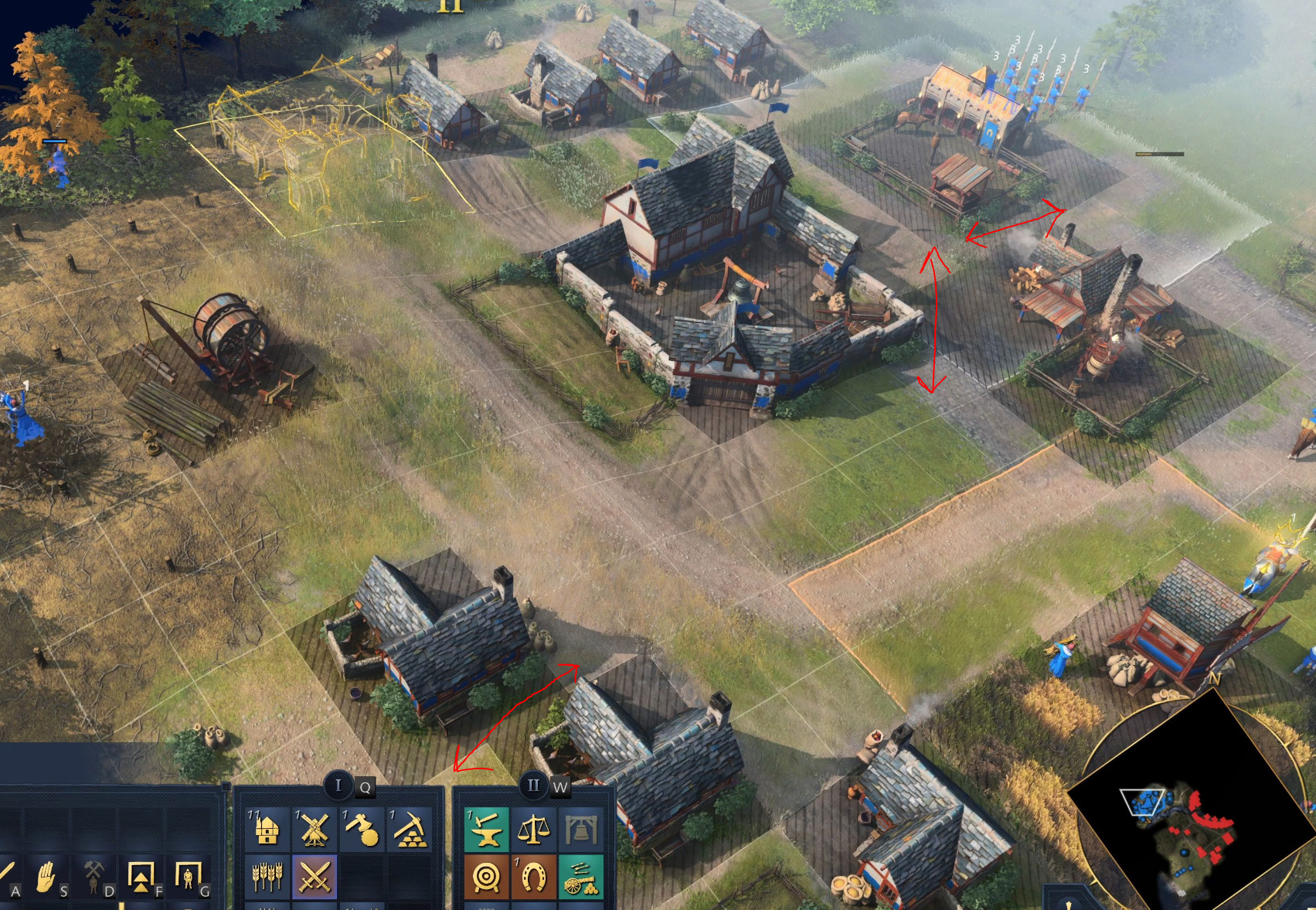 Inquiry about functions of the Walls Age of Empires IV Age of