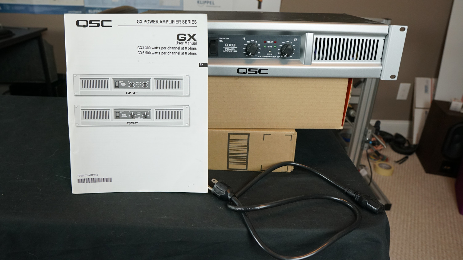 FS: QSC GX3 2-Channel Amplifier | Audioholics Home Theater Forums