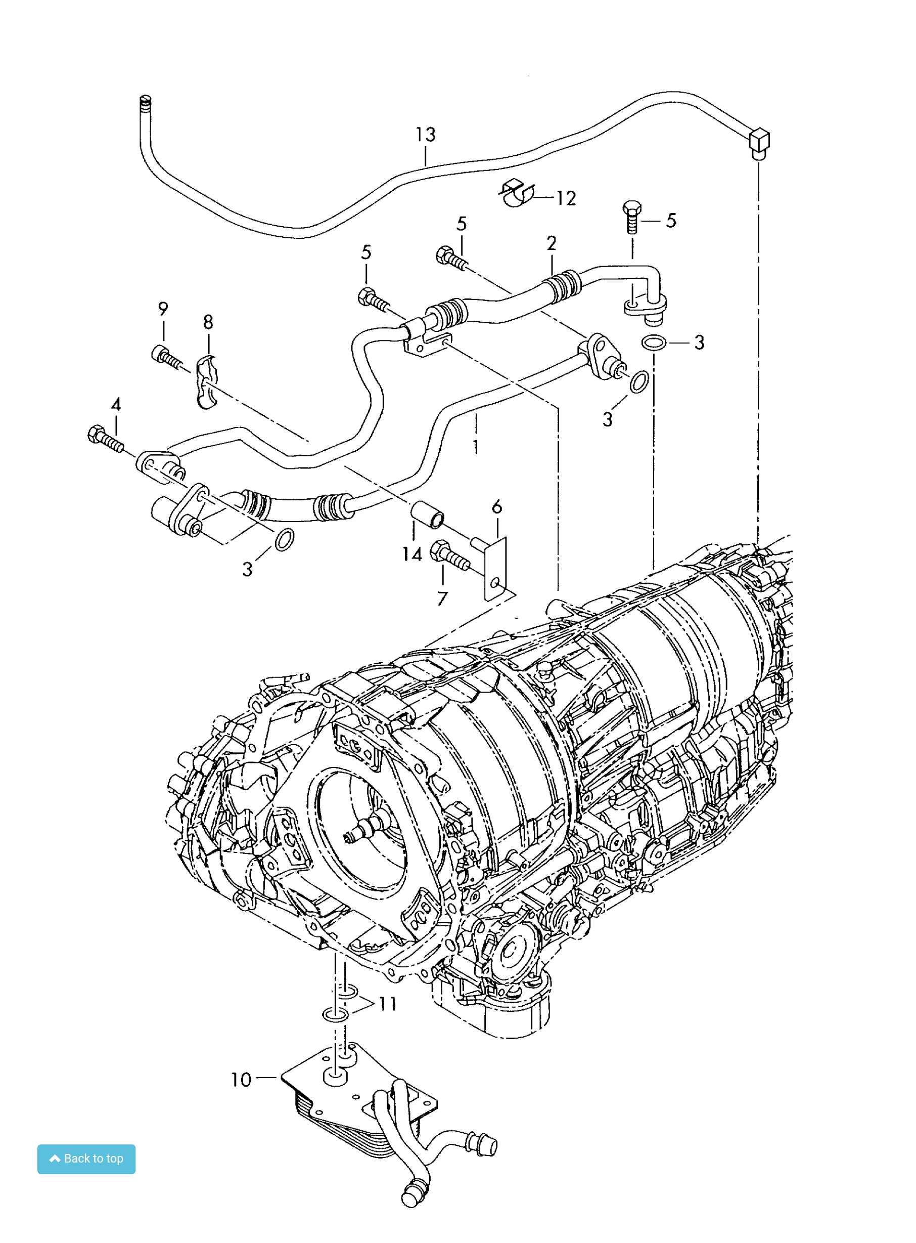 2008 S6 - Gear oil leak between engine and gearbox - A6 All/ S6 All