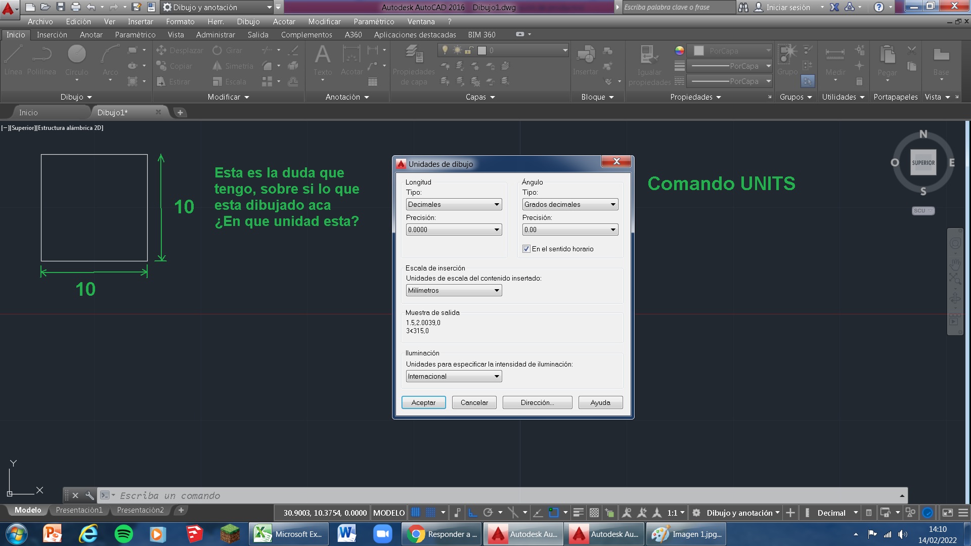 Solucionado Consulta sobre escalas. Comandos UNITS y DWGUNITS. Para