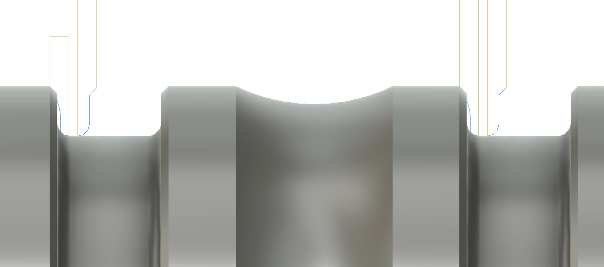 Grooving toolpath not following actual geometry Autodesk Community