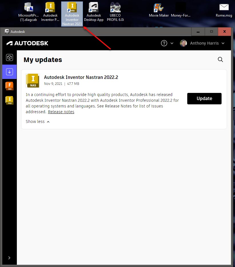 2023 Msg List Autodesk App Trying To Update Nastran 2022 But I Only Have Version 2023 Installed - Autodesk Community - Subscription, Installation And Licensing