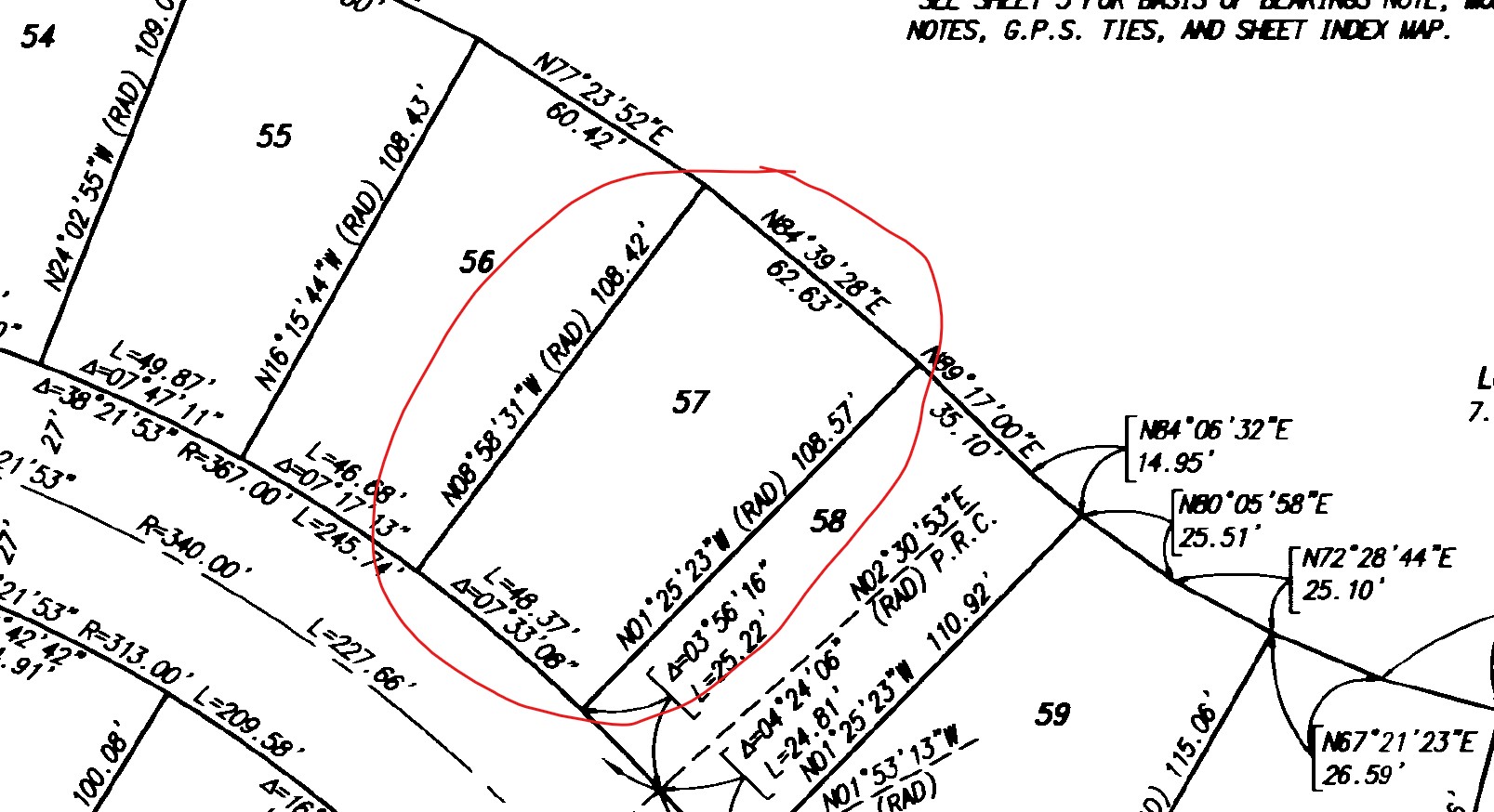 Solved Property Lines Incorrect Using Distances and Bearings