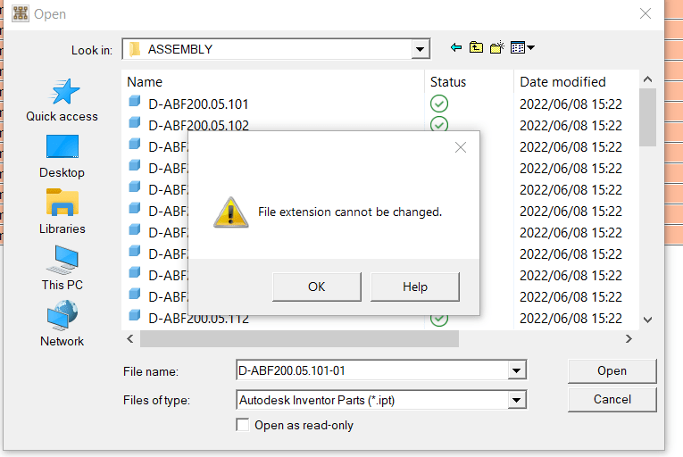 file extension cannot be changed Autodesk Community