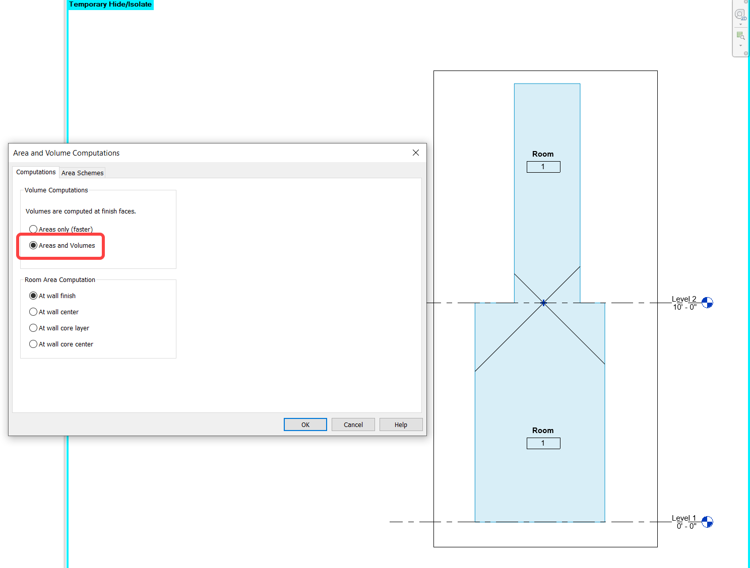 Room's lower offset is above the Computation Height Autodesk Community