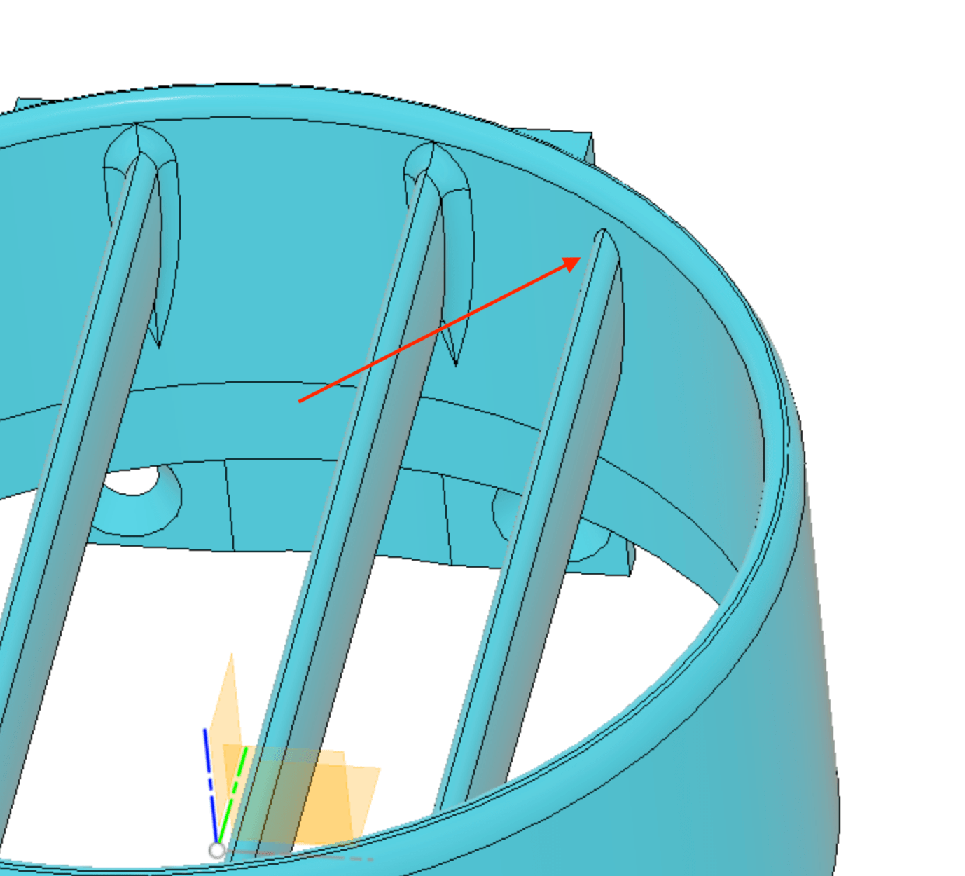 increase fillet radius on curved surface Autodesk Community