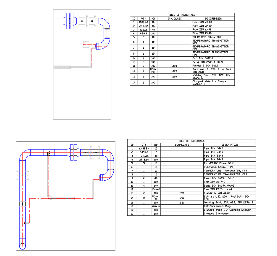 Solved orthographic drawing pipe support list Autodesk Community