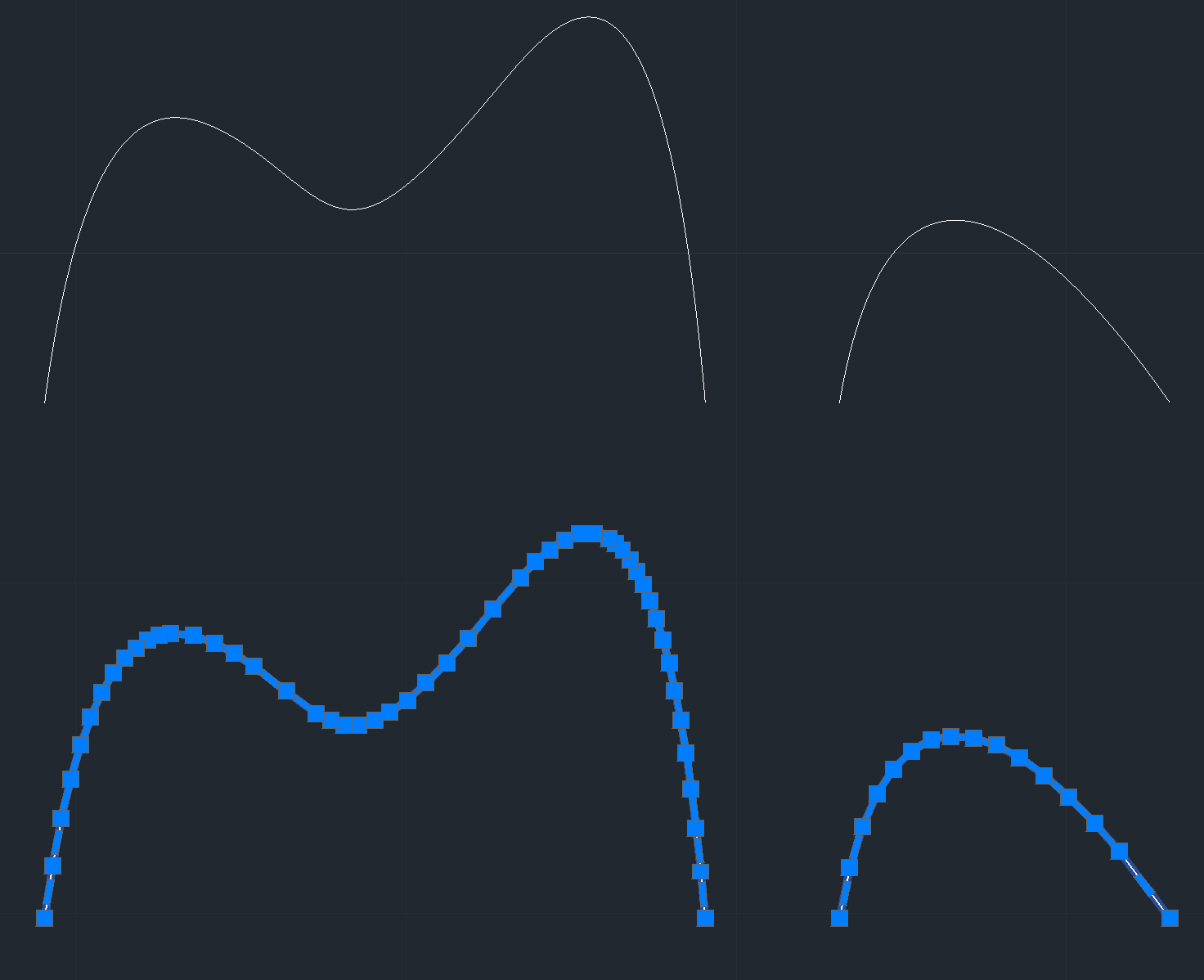 Specifying number of points when converting spline to polyline