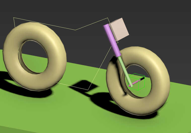 Solved Rigging a motorcycle front wheel Autodesk Community