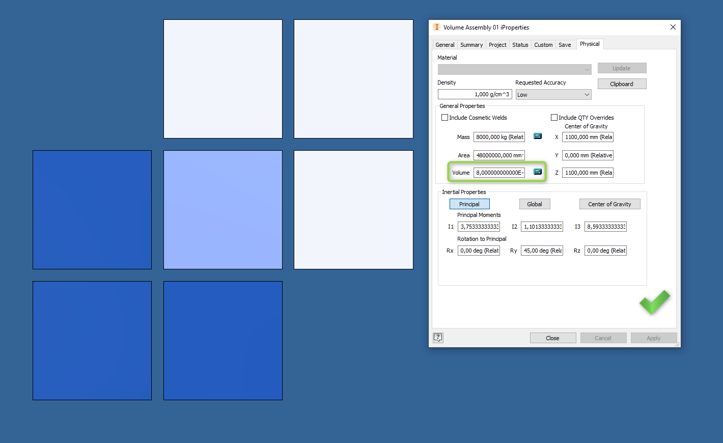 Solved Incorrect Volume/Mass for Derived Part Autodesk Community