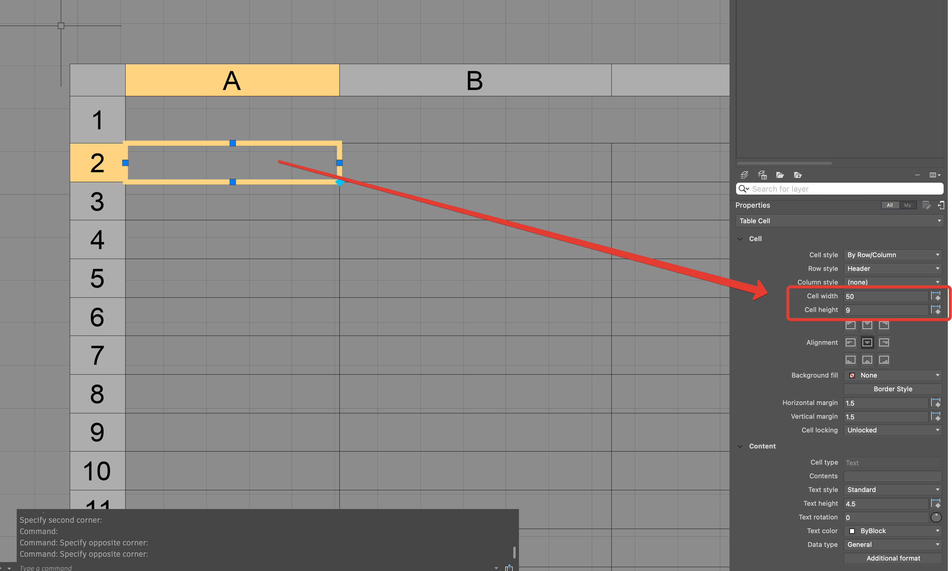 Solved Columns and rows in tables are too big Autodesk Community