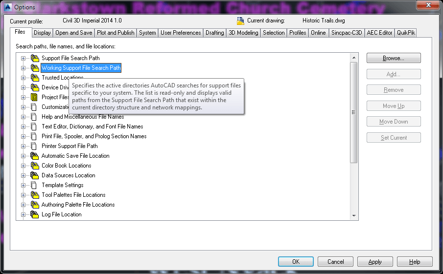 Solved Adding files to 'Working Support File Search Path' Autodesk Community