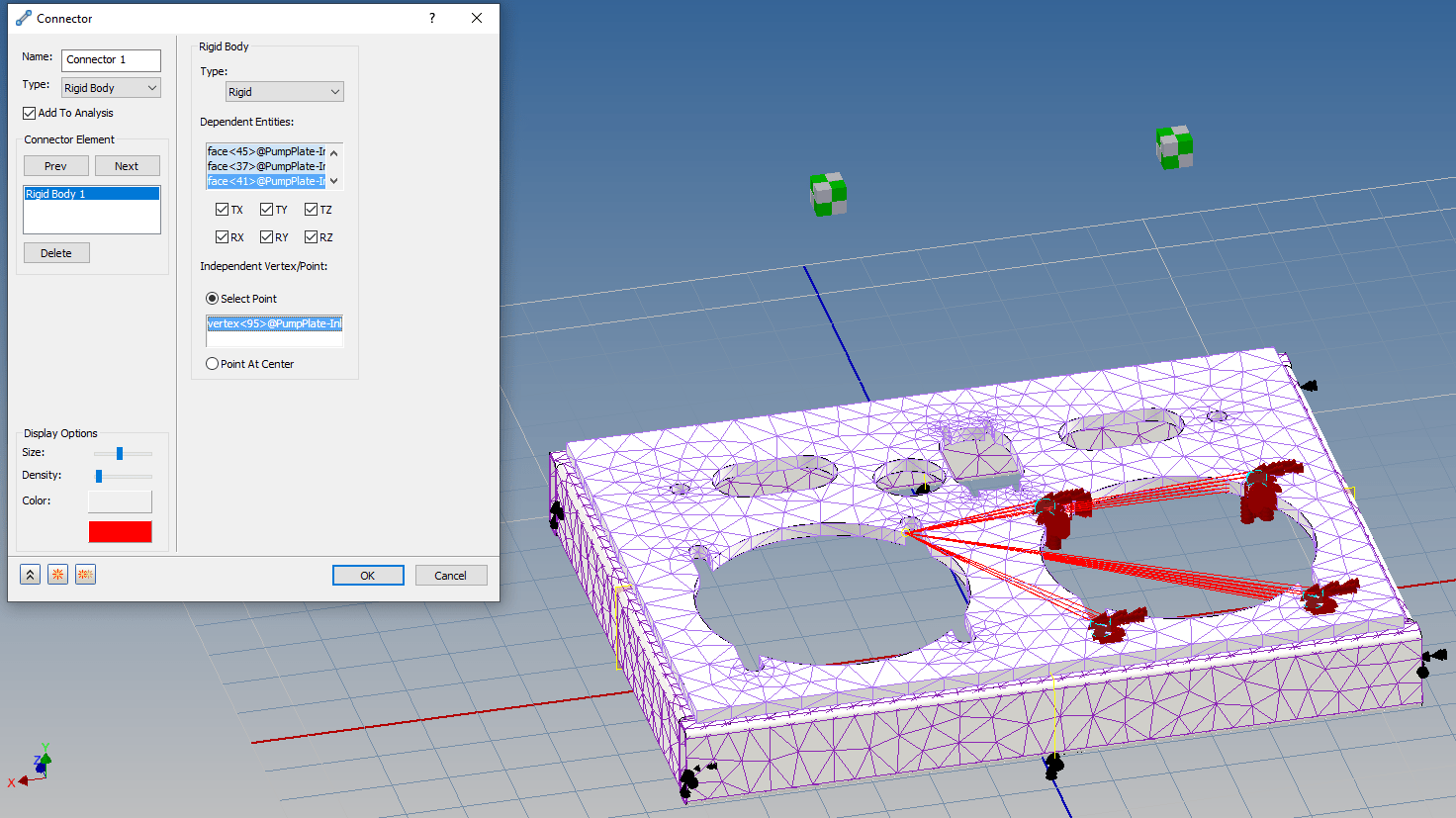 Solved Nastran Rigid Body Connection to Concentrated Mass Autodesk
