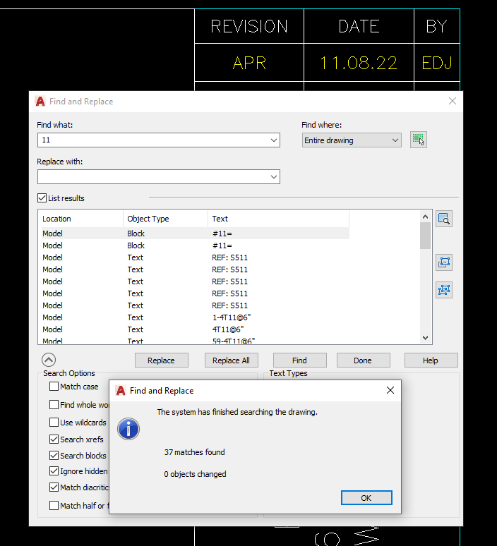 Solved Find & replace not working for block attributes after re