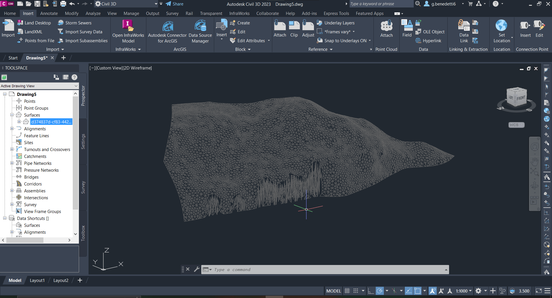 Importing LandXML TIN surfaces with almost vertical features Autodesk