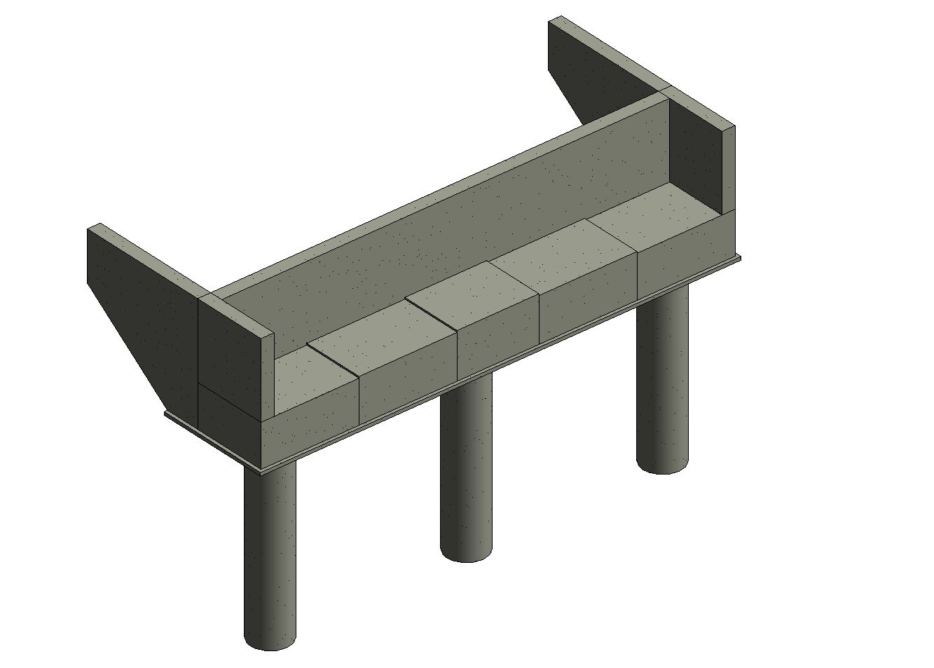 Abutment with Stepped Rectangular Seat and Shear Key Autodesk Community