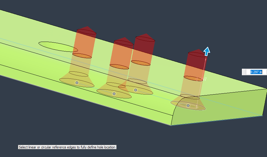 Trouble editing countersink parameters Autodesk Community