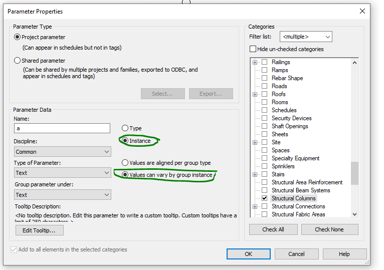 Solved shared parameter, and stop connection between components