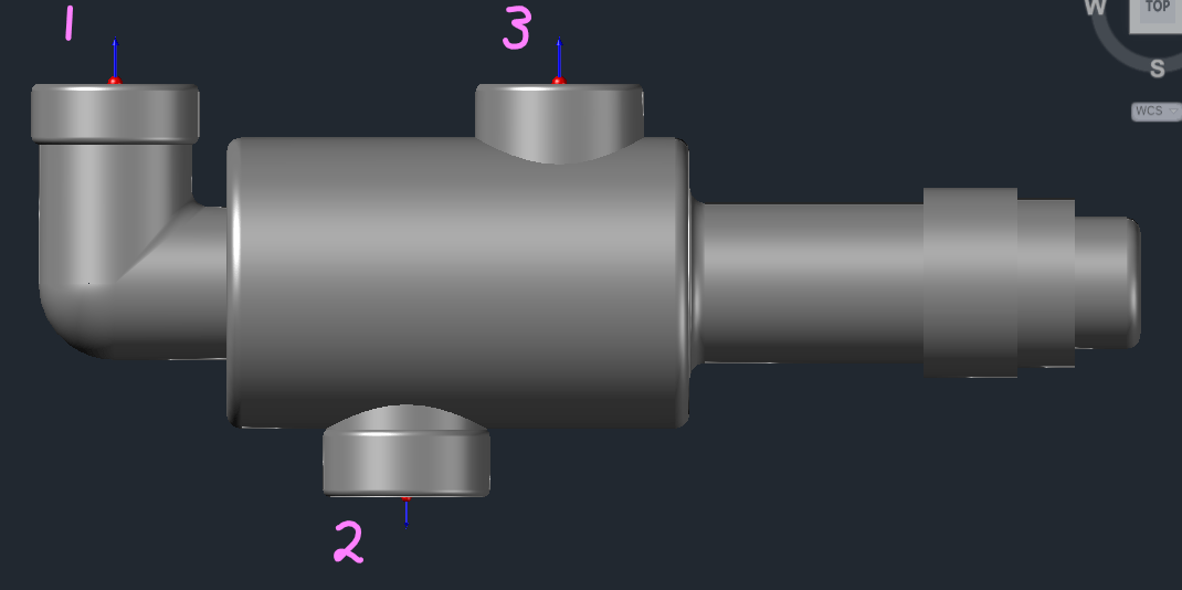 Isometrics 3 Way Safety Selector Valve (Multiport Valve) Autodesk