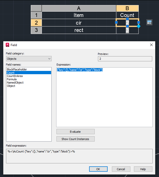 AutoCAD 2024 Count Command Limitations Autodesk Community