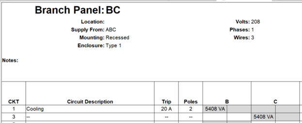 2 pole Single phase 208V panel to a 3 phase 208V system - Autodesk