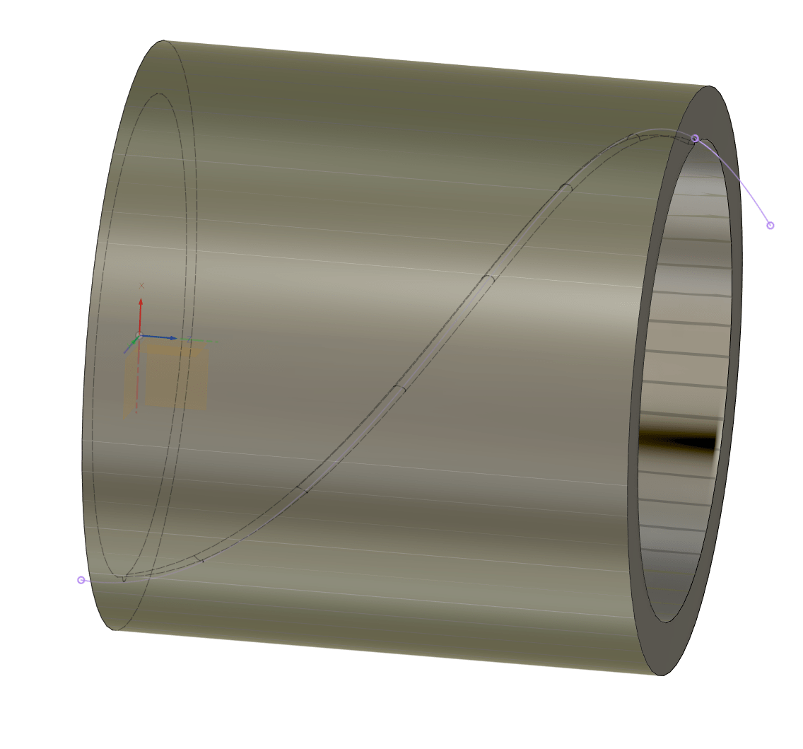 ID spiral/oil/helical groove using 4 axis/multi axis/rotary? Autodesk