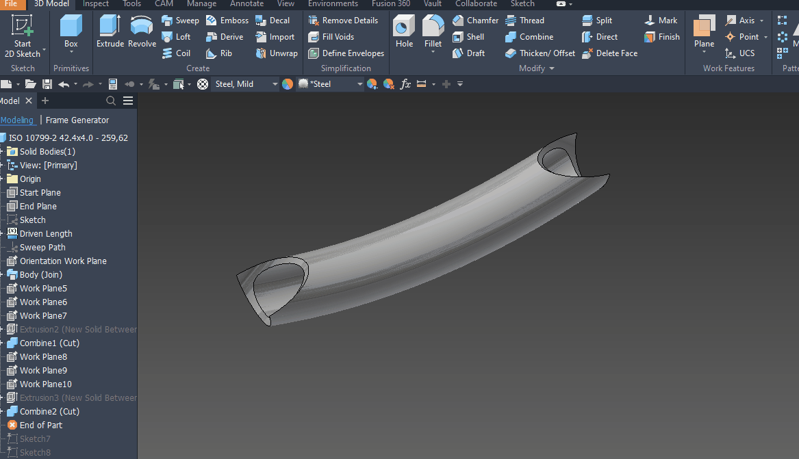Solved How to calculate pipe length for imported part Autodesk Community