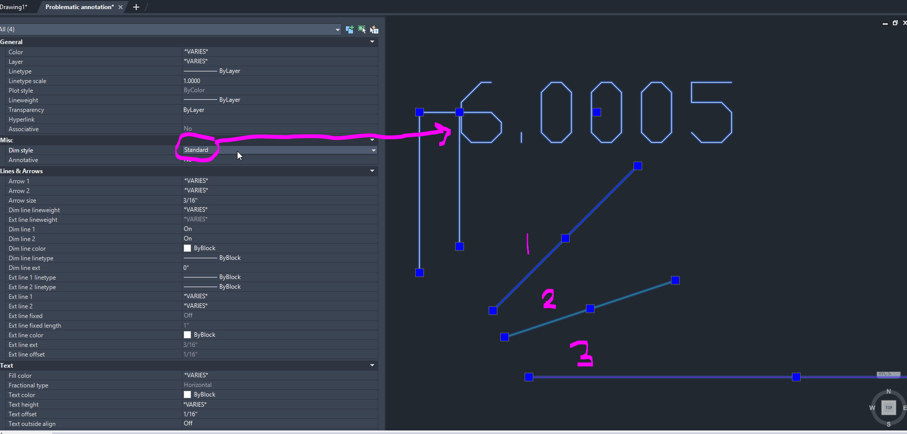 Solved Modifying Annotation Text Height Not Working Autodesk Community