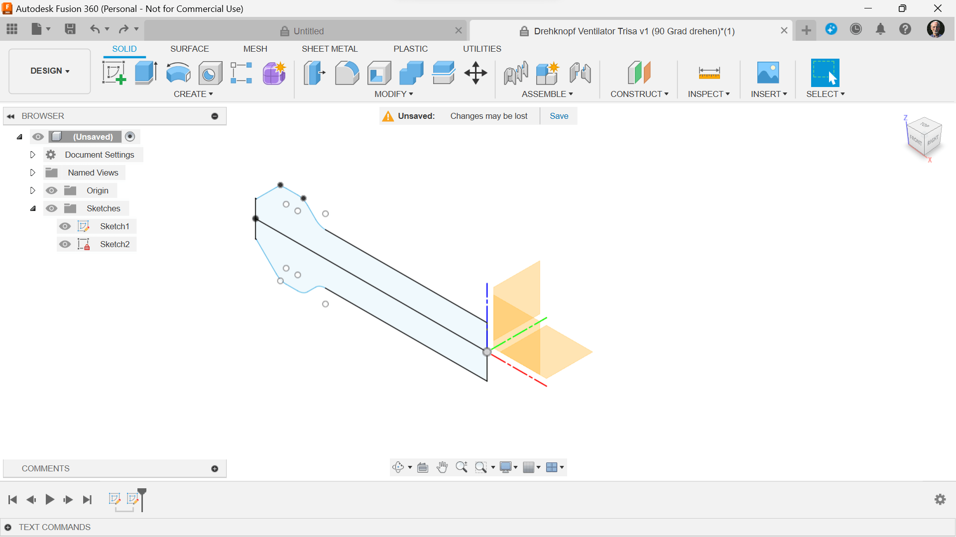 Skizze um 90 Grad drehen Autodesk Community