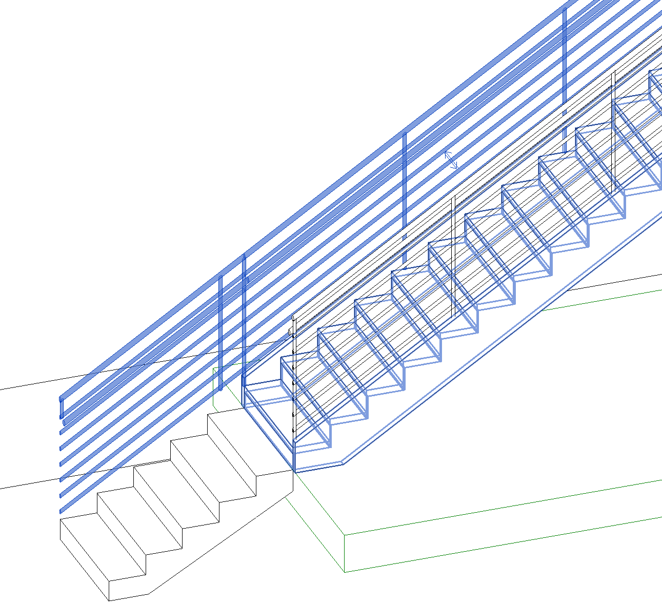 Solved Extend stair rail past bottom riser? Autodesk Community