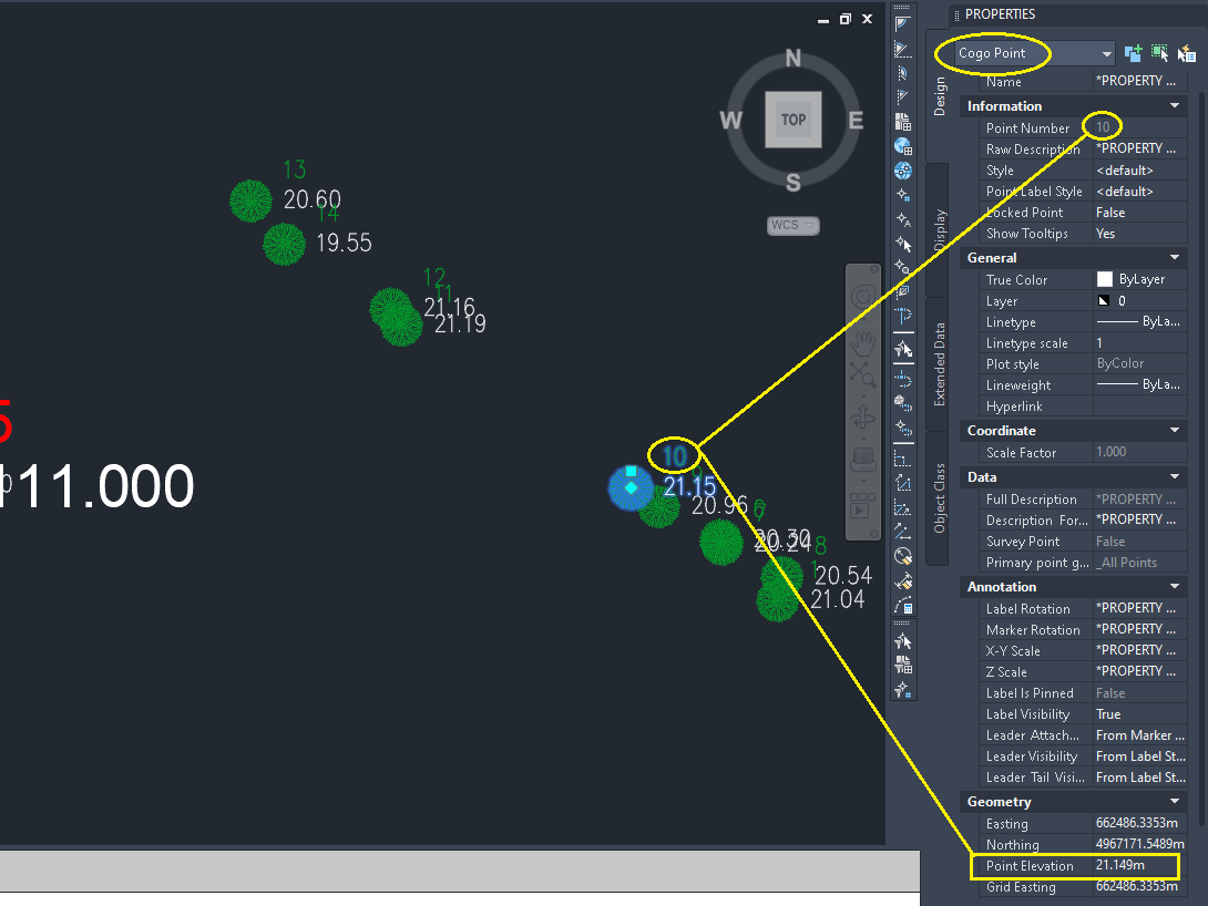 Solved How to keep a point description when converting cad points to